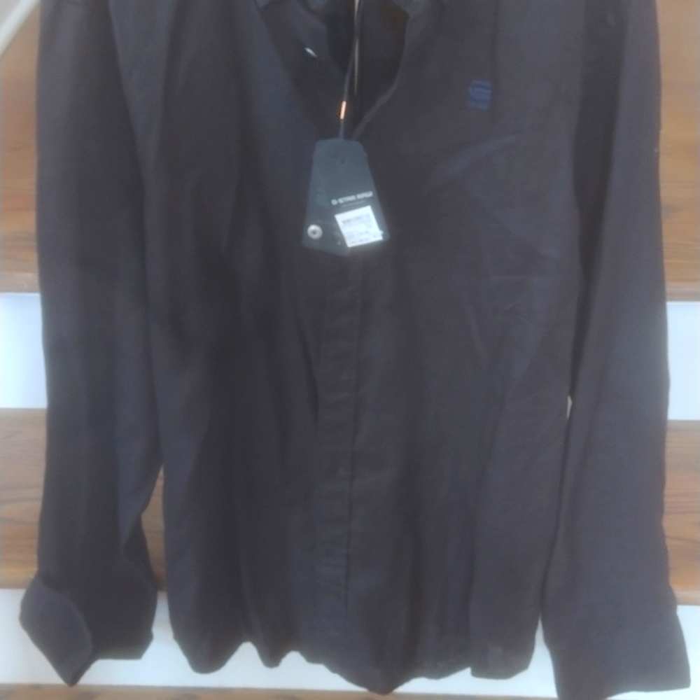 New 🆕 Black Denim G-star Raw RCT BTD Core Shirt-SZ.=XL